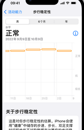 新河iPhone手机维修如何在iPhone开启'步行稳定性通知'