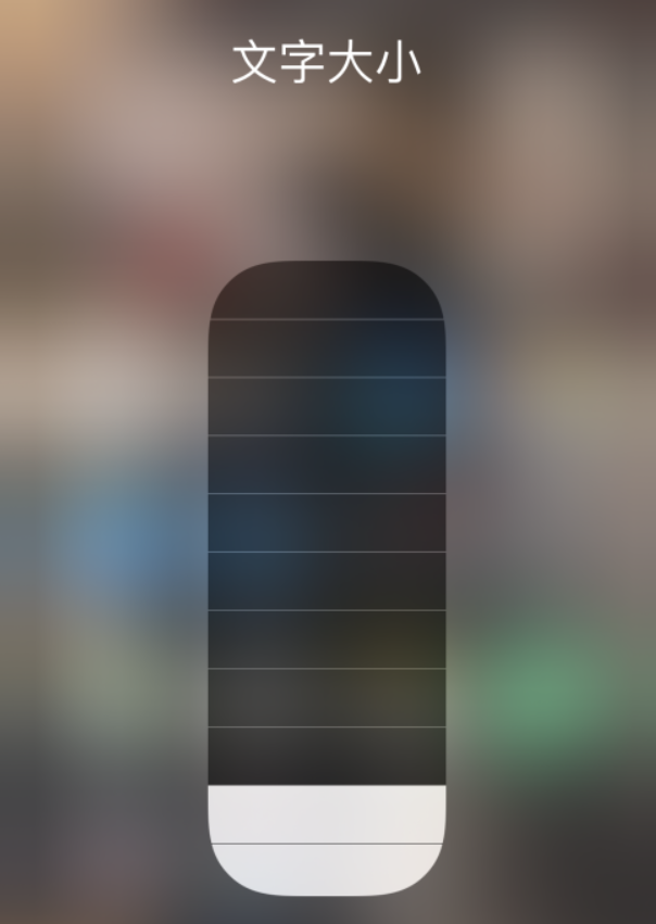 新河苹果手机维修分享小技巧：在 iPhone 控制中心快速调节字体大小 