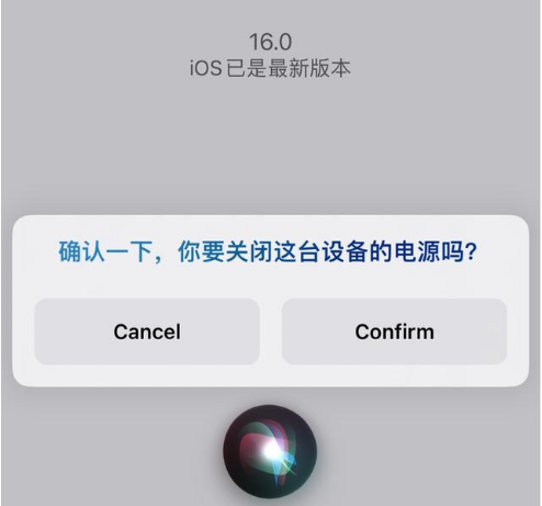 新河苹果手机维修分享iOS 16 Beta5为什么要取消Siri语音关机功能 