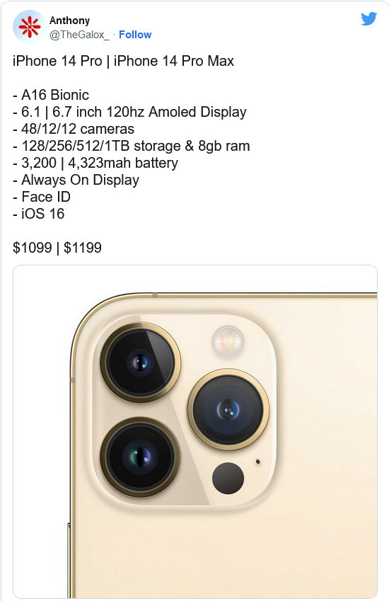 新河苹果14维修分享iPhone 14全系涨价 
