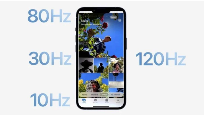 新河苹果14维修分享iPhone 14有高刷吗 