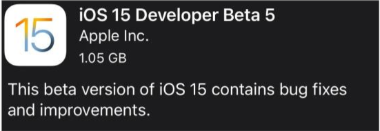 新河苹果手机维修分享如何升级到iOS15.0 beta5 